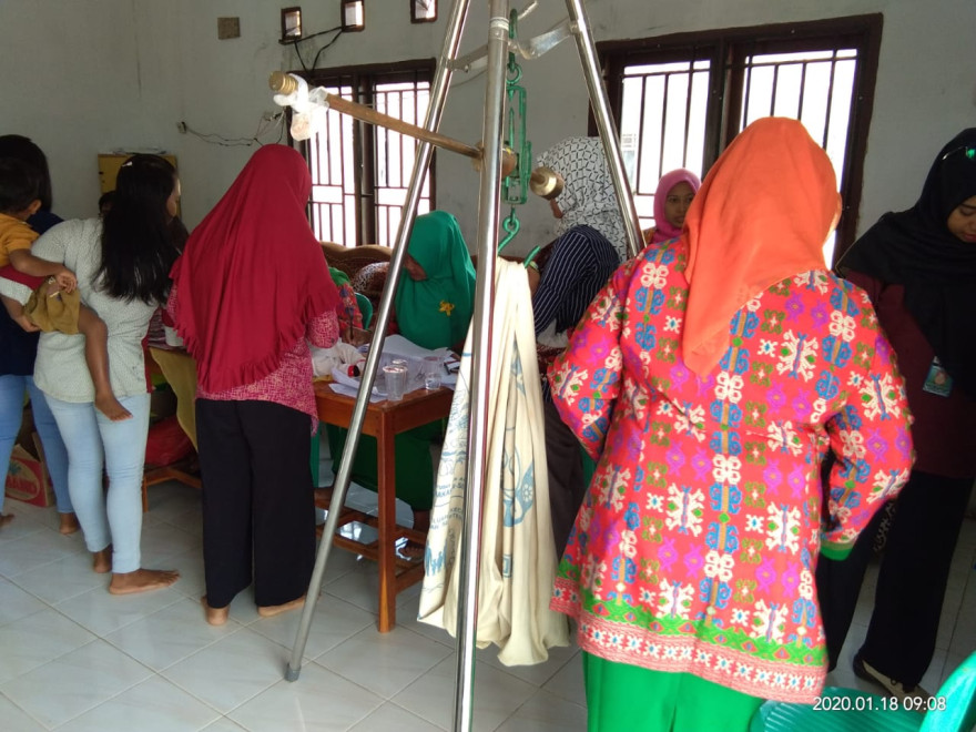 Kegiatan Posyandu Melati Desa Labuhan Makmur